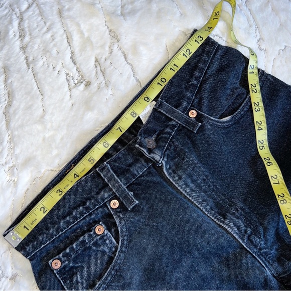 Levi’s 17550-0260 Black Faded Mom Jeans Size 7/27” Vintage 90s - Picture 8 of 12